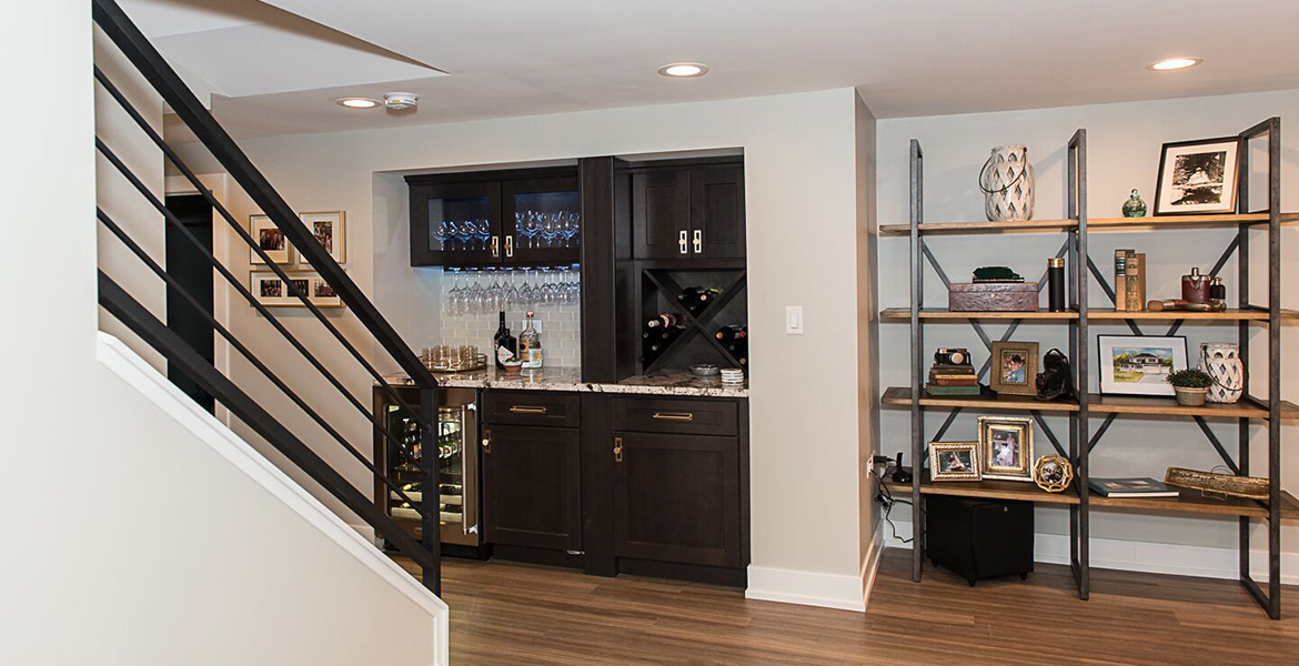 Jim and Lori's Naperville Basement Remodel - Sterling Studio Kitchen ...