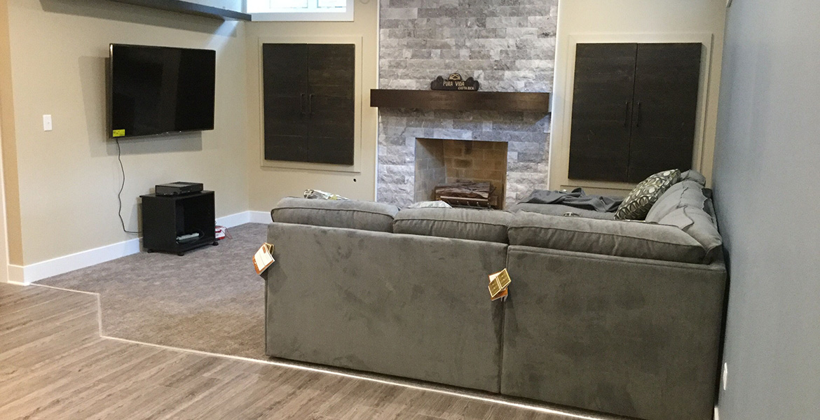Americraft: Quinlan Basement Renovation